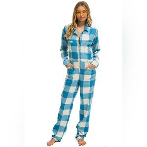 Aviator Nation Plaid Sky Suit